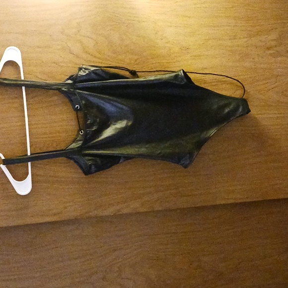 CBR LEATHER-LOOK UNDER CROTCH BABYDOLL, MEDIUM, VALENTINES DAY - Picture 2 of 3